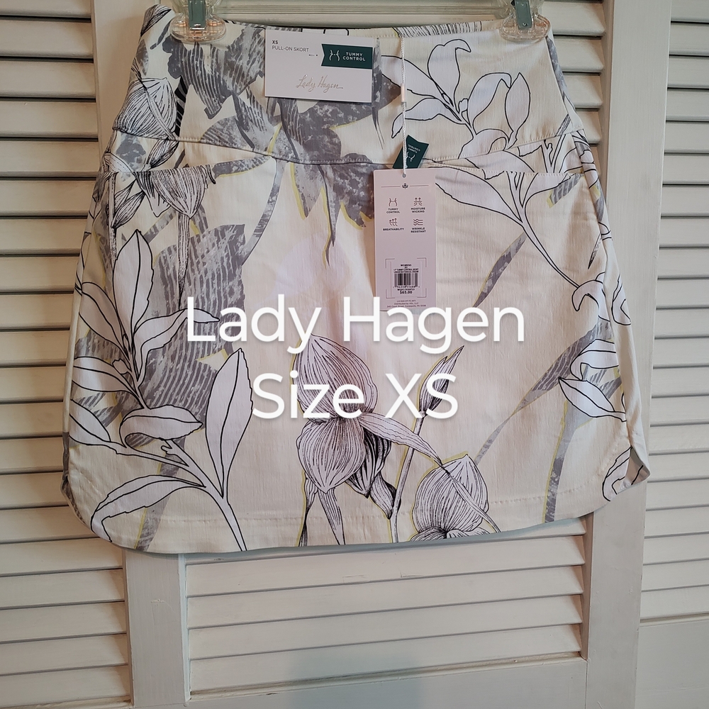 Lady Hagen White Gray Bubble Mini Skirt